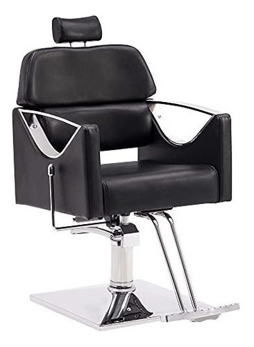 Barberpub - Silla De Barbero Reclinable Clásica Para Trabajo