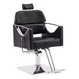 Barberpub - Silla De Barbero Reclinable Clásica Para Trabajo