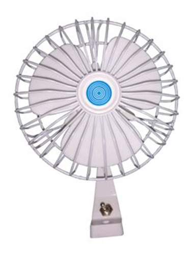 Ventilador Giratório Marinizado 12v Branco  Lancha - Barco