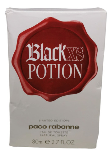 Perfume Black Xs Potion Limited Edition - Paco Rabanne 80ml ** Vintage ** Raro **