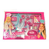 Barbie Set De Veterinaria Con Luz 15 Accesorios Pet Doctor 