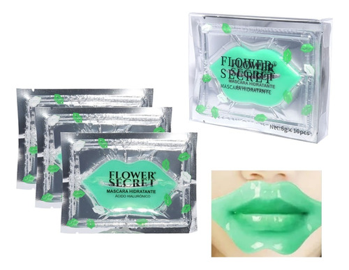 Mascarilla Labial Colágeno Humecta Hidratante Pepino Pack 10