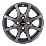 Juego De Rines 14  kioto Color Negro Nissan March Versa Note