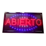 Cartel Luminoso Led Abierto 48 X 25 Cm Oferta Especial