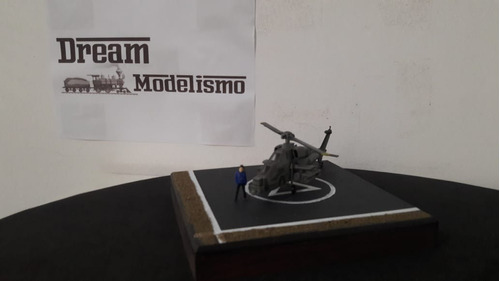 Diorama De Helicoptero Militar - Greco Dioramas Esc 1/72