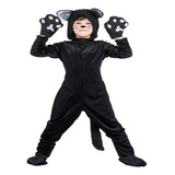 1 Halloween Gato Negro Cosplay Niños Mascarada Animal