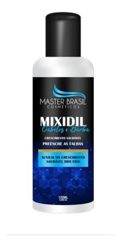 Monoxidil Masculino 120 Ml Master Brasil Cosméticos