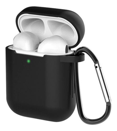 Capa De Silcione Para Apple AirPods 1/2 - Preta