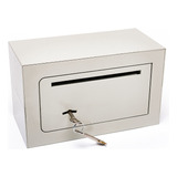 Caja Fuerte Rucamet 15x25x12 Cm Buzon Abulonar Con Antipesca Color Beige