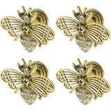 4pcs Bee Cabinet Knobs Drawers Knobs, Home Decorative Fun Ca