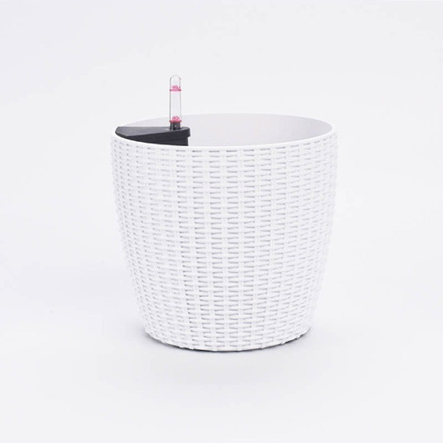 Macetero Rattan Redondo Autorregable Tb-3102 Tomomi 26cms