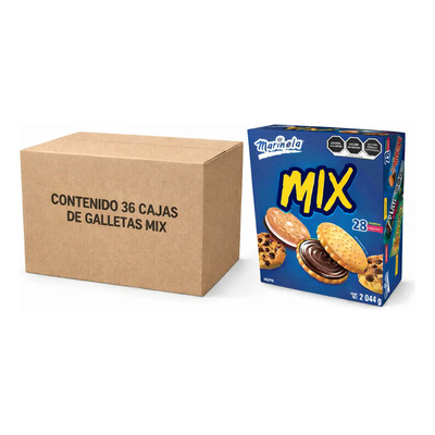 Marinela Mix 28 Príncipe Plativolos Triki 2.1 Kg Pack 36 | Envío gratis