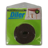 Protector De Fieltro Autoadhesivo Rollo 3cmx 1m Marron Diler