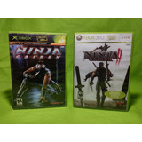 Ninja Gaiden 1 Y 2  Xbox 360 Portada Custom 