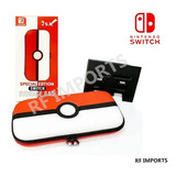 Case Bag Com Suporte Base Pokemon Ball Para Nintendo Switch