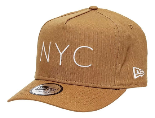 Boné Aba Curva New Era Snapback Brand Nyc Logo