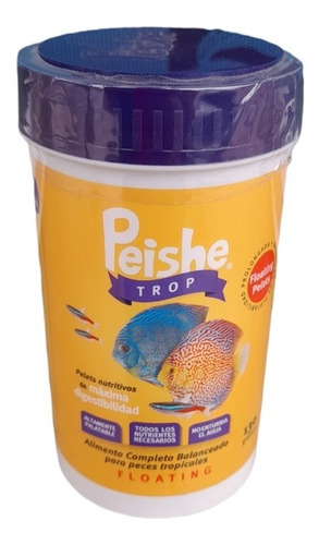 Alimento Peishe Tropical 130gr Pelets Peces