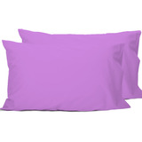 Fundas De Almohadas 50x70 Cm Tacto Super Suave Pack X 2