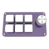 Teclado Personalizado 6 +1 Knob, Programación De Macros, Mor