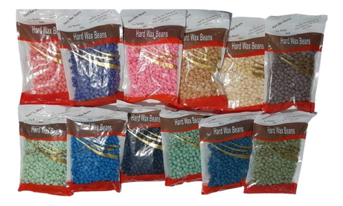 Hard Wx Beans 12 Paquetes De 100g C/u Perlas Cera Elástica