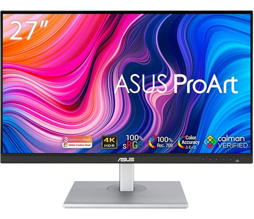 Asus Proart Pa279cv Monitor 4k Profesional 100% Srgb 27 In