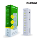 Luz Lâmpada Emergência 30 Led 2w Bivolt Intelbras Slim