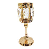 Candelabro Porta Velas Color Oro Metal M1 Premium Sheshu 