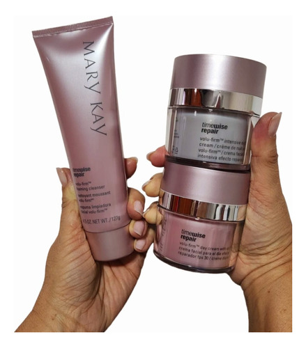 Kit Básico Timewise Repair Mary Kay 3 Produtos Limpa Hidrata