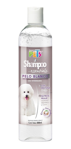 Shampoo Essentials Para Pelo Blanco De 500 Ml Fancy Pets