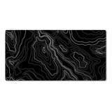 Mouse Pad Gamer Omaigat Topografía Xxxl 1000x500x3mm Negro