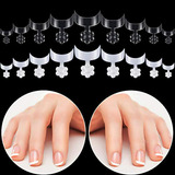 Puntas De Uñas - 1000 Pieces False Acrylic Nail Tip French N