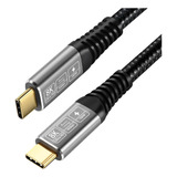 Cable Thunderbolt 4 De 2 Pies, Usb Tipo C, Cable De Carga Rá