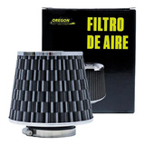 Filtro De Aire Bi-conico Competicion 63mm Gris Carbon