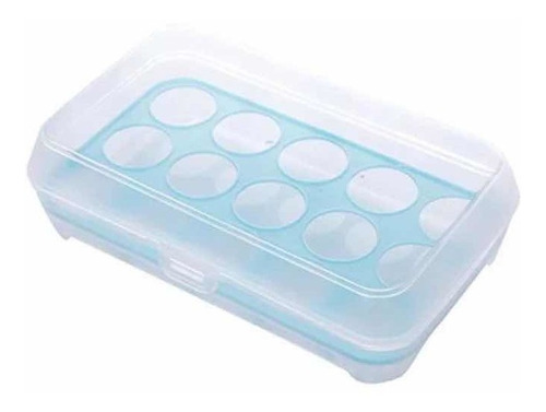 Envase Plástico Para 10 Huevos Huevera  Cocina Organizador 