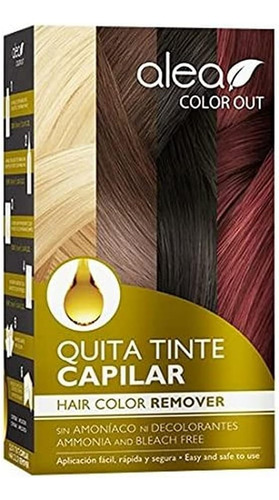 Quita Tinte Sin Amoniaco Kit Completo Para Todo Tipo D Color