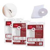 Tela Mosquiteira Kit 3 Janela Anti-inseto Mosquito 130x150