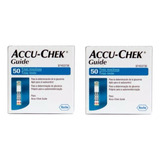 Cintas De Glicemia Accu-chek® Guide 100 Tiras