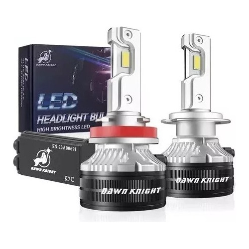 Kit Super Led K7c Plus 4300k 150w Premium Branco Puro Ultra