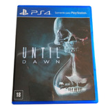 Jogo Ps4 Until Dawn Original Fisico  Usado