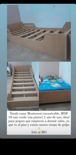 Cama Hecha En Mdf 18mm, Totalmente Encastrable 