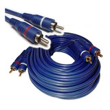 Cable Rca Doble Macho-macho 8 Mts Lujo