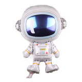 10 Globos Metalicos Astronauta Jumbo 75x65 Fiesta Tematica 