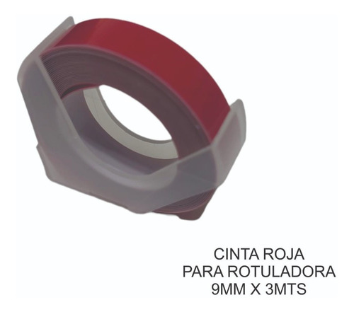 Cinta Etiqueta Para Rotuladora Motex Original 9mm X 3mt