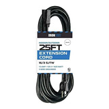 Cable Alargador De Exterior Resistente 25 Ft 16/3 Sjtw.