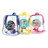 Dulceros Para Niñas Personalizados Mochila Transparente 4pz