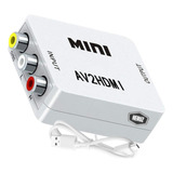 Mini Adaptador Conversor D Rca Av P/ Video Tv Monitor Hdmi