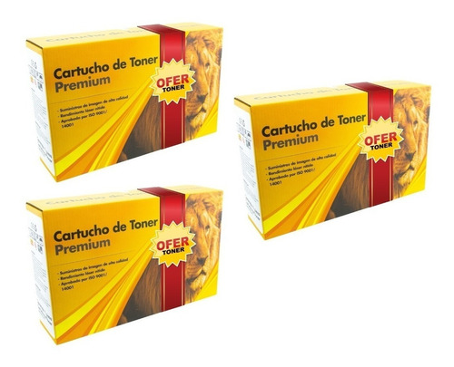 3 Pza Toner Generico X6510 Y Compatible Con 6515dni