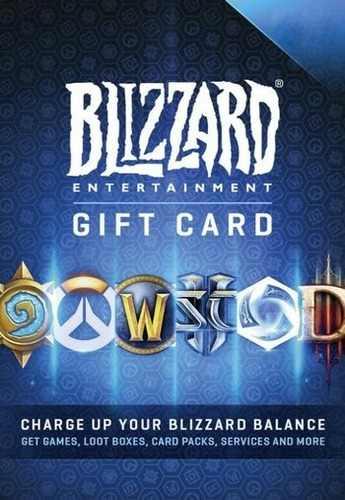 Cartão Blizzard R$100 Reais Gift Card Battle.net