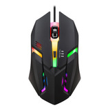 Mouse K2 Gaming Alambrico Luces Led Rgb Óptico