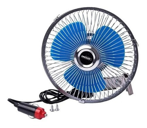 Ventilador 12 Volt 8'' 12 V Oscilante / Movil Auto Camion 